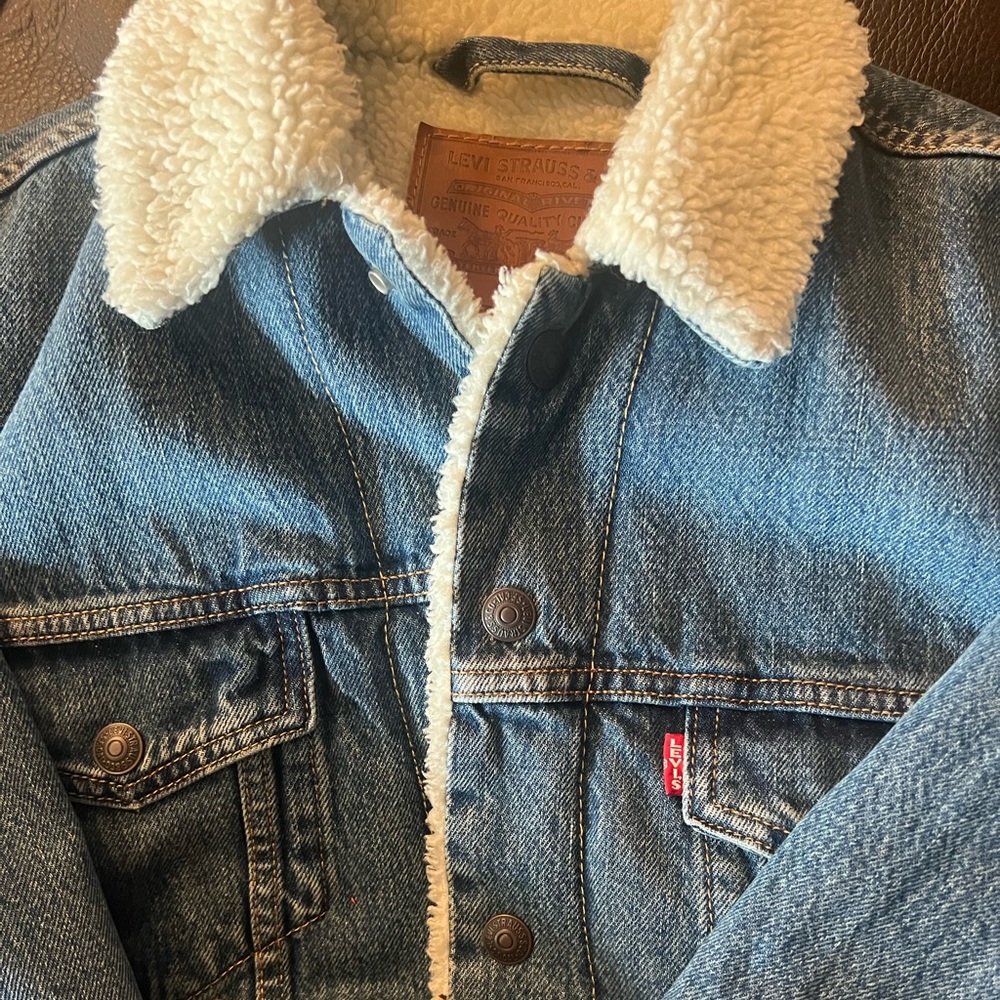 Levi’s Jean Jacket with fur collar